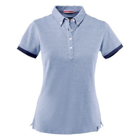 JAMES HARVEST LARKFORD POLO PIQUE FEMMES BLEU CLAIR MÉLANGE - TAILLE XXL