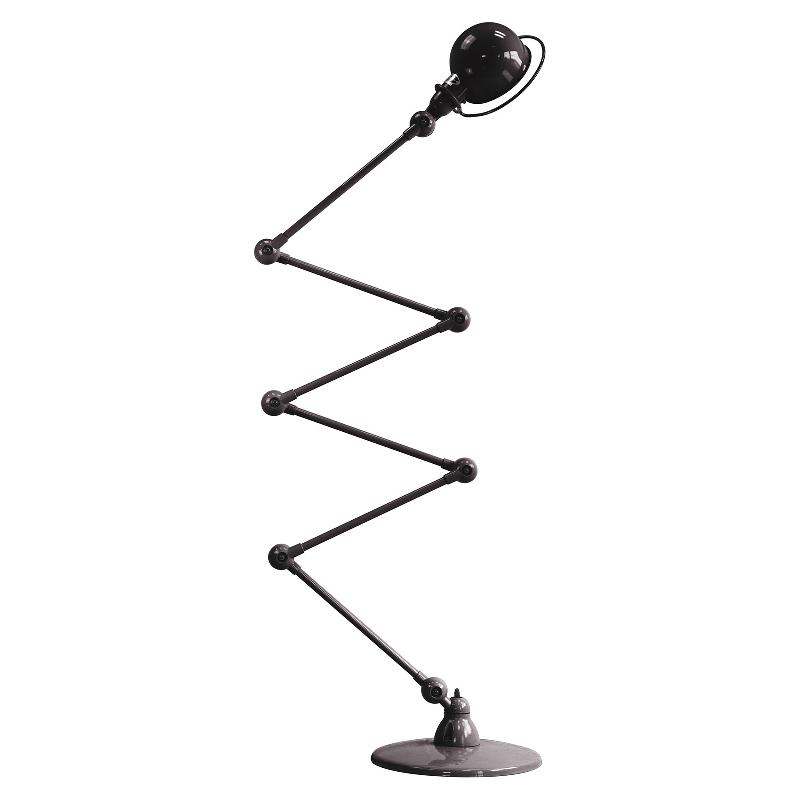JIELDÉ LOFT D9406 LAMPADAIRE 6X40 CM, NOIR