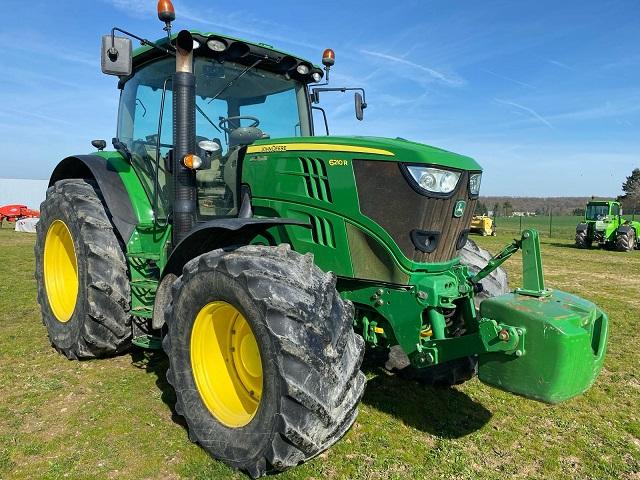 Tracteur agricole John Deere 6210R – 210 ch - AutoPower - 2013 - 4 RM - 4375 h_0
