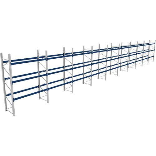 RACK 1 DÉPART + 9 SUIVANTS LXLXH 2700X28400X4000 800KG 3 NIV - BITO
