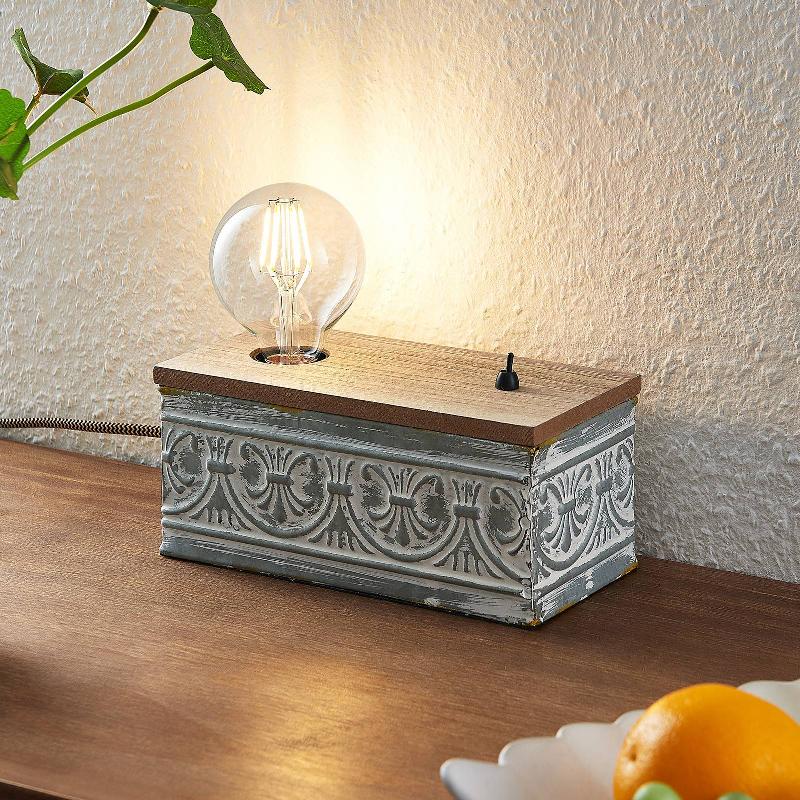 LINDBY MELLA LAMPE À POSER AU CARACTÈRE VINTAGE