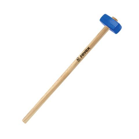 MASSE COUPLE 3 KG REVEX AVEC MANCHE BOIS 90 CM