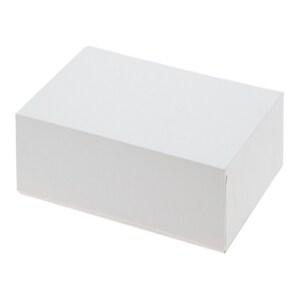 Packissimo Boites traiteurs blanches en carton 35 x 26 x hauteur 6 cm par 25 pièces - blanc en carton BTB35x26x6_0