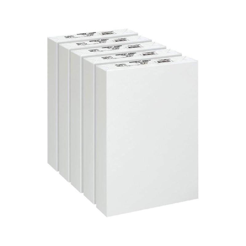 PAPIER A4 BLANC ECONOMIQUE - 75G - CIE 147 BLANC - RAMETTE DE 500 FEUILLES - LOT DE 5