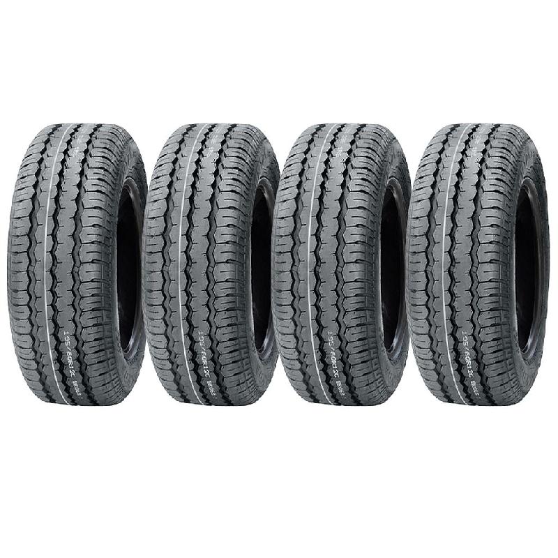 Pneus pour remorque 195/50R13C haute vitesse, homologués pour la circulation routière, 900 kg, Wanda WR068 – lot de 2_0