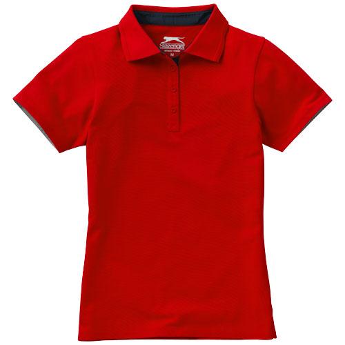 Polo femme Hacker 33097263 - col côte en tricot plat - maille piquée 100% coton - 220 g/m²_0