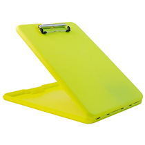 PORTE-BLOC À PINCE 'SLIMMATE SAFETY', JAUNE FLUO
