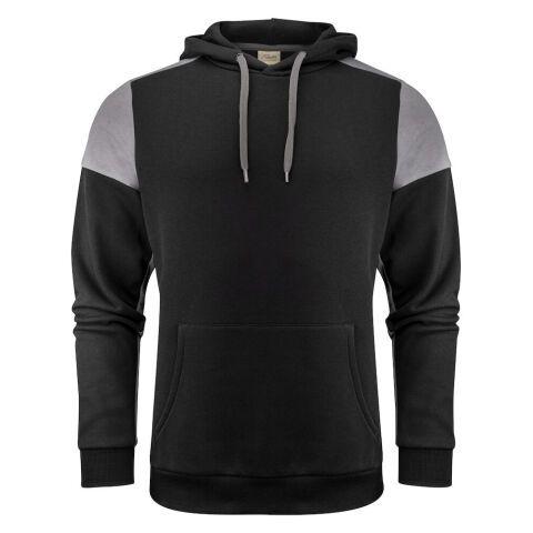 PRINTER PRIME PRIME SWEATSHIRT CAPUCHE UNISEX NOIR/GRIS ACIER - TAILLE XXL