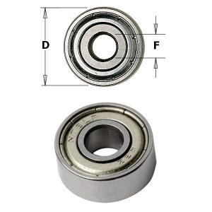 ROULEMENT DIAMÈTRE 19 MM - ALÉSAGE 6 MM -  ÉPAISSEUR 6 MM