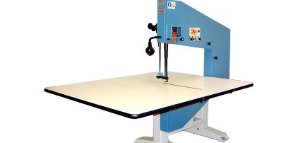 Scie à ruban pour textile ESCA - bi-vitesse avec frein - pour tissu, mousse et matériaux souples_0