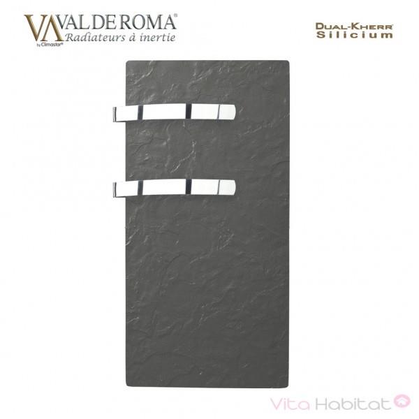 SÈCHE-SERVIETTE RAYONNANT SLIM 2.0 ARDOISE NOIRE 800W - VALDEROMA 02800TL