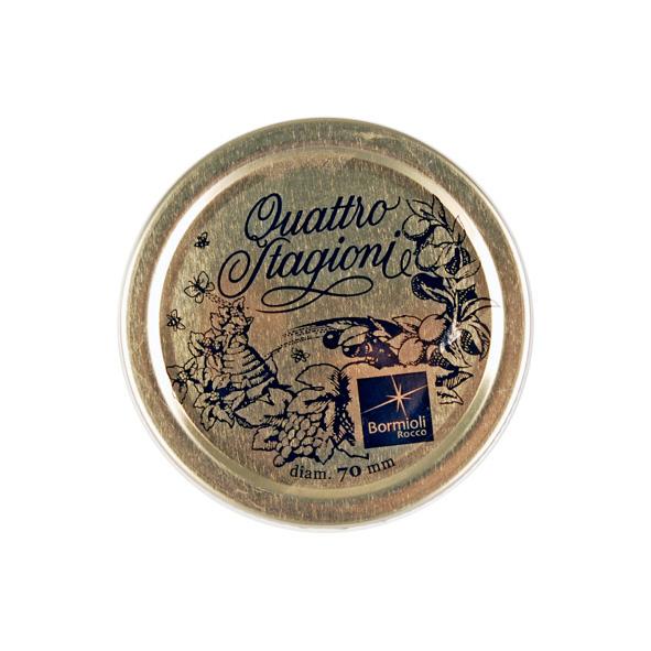SET DE 2 COUVERCLES 70MM POUR BOCAUX À CONSERVE 25CL ET 50CL - BORMIOLI ROCCO - QUATTRO STAGIONI