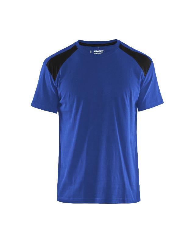 T-shirt bicolore 3379 - Peinture industrie - Blaklader - 100% coton, homme et unisexe, XS à 4XL_0