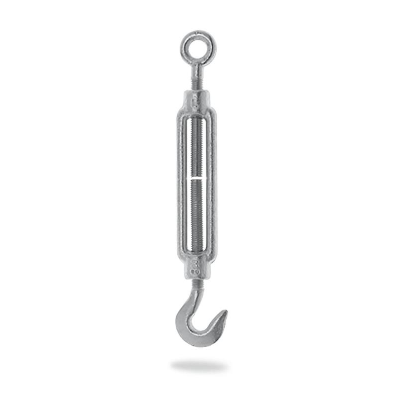 Tendeur d'arrimage - Crochet et anneau zingué Ø12 mm 210act - Acier conforme CE_0