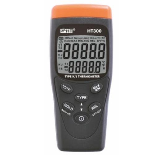 THERMOMÈTRE POUR MESURES DE TEMPÉRATURE AVEC SONDE K/J - HTIHT300
