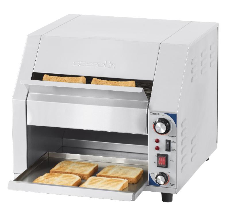 Toasteur convoyeur monophasé inox avec 600 toasts/h puissance 3000 w - PCCYTLB_0