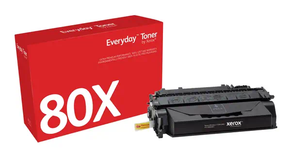 Toner Everyday¢ _OEM_NAME_ Noir de Xerox compatible avec HP 80X (CF280X), Grande capacité_0