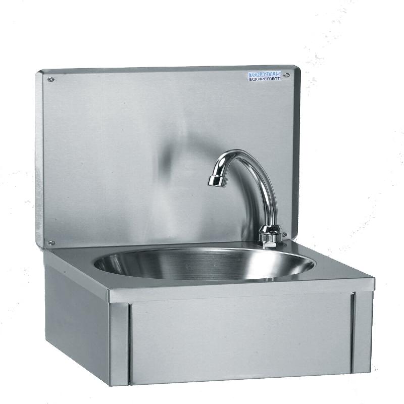 Tournus LAVE-MAINS G.A. Avec dosseret  dimensions hors tout 350 x 330 mm hauteur 500 mm - inox 806332_0