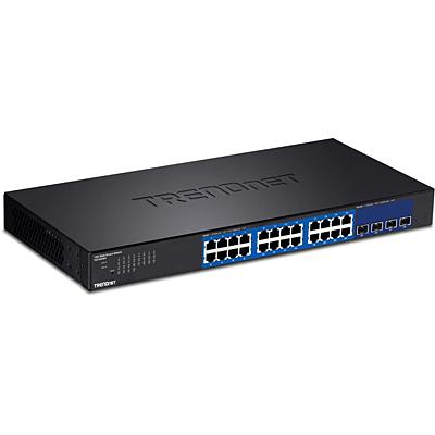 Trendnet TEG-30284 commutateur réseau Géré Gigabit Ethernet (10/100/1000) Noir 1U_0
