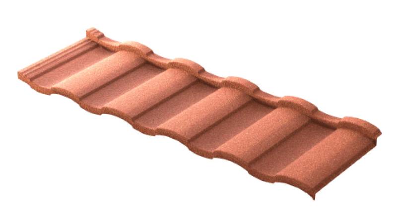 Tuiles métalliques à fort galbe pour toiture - METROTILE® ROMAN_0