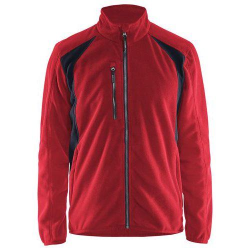 VESTE MICROPOLAIRE ROUGE/NOIR TAILLE XXL - BLAKLADER