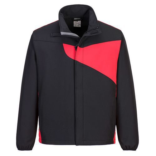 VESTE SOFTSHELL PW2 - 2 COUCHES PW27 ROUGE/NOIR XXXL - PORTWEST