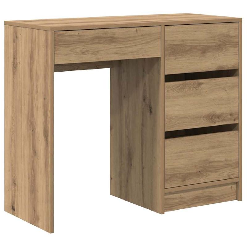 VidaXL Bureau Chêne artisanal 90 x 37,5 x 75 cm Bois d'ingénierie Modèle Horizon Prime - 869497_0