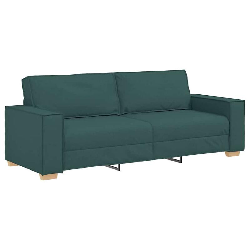 VidaXL Canapé Vert foncé 220 x 80 x 84 cm tissu Modèle AbriHiver 46 - 4104995_0