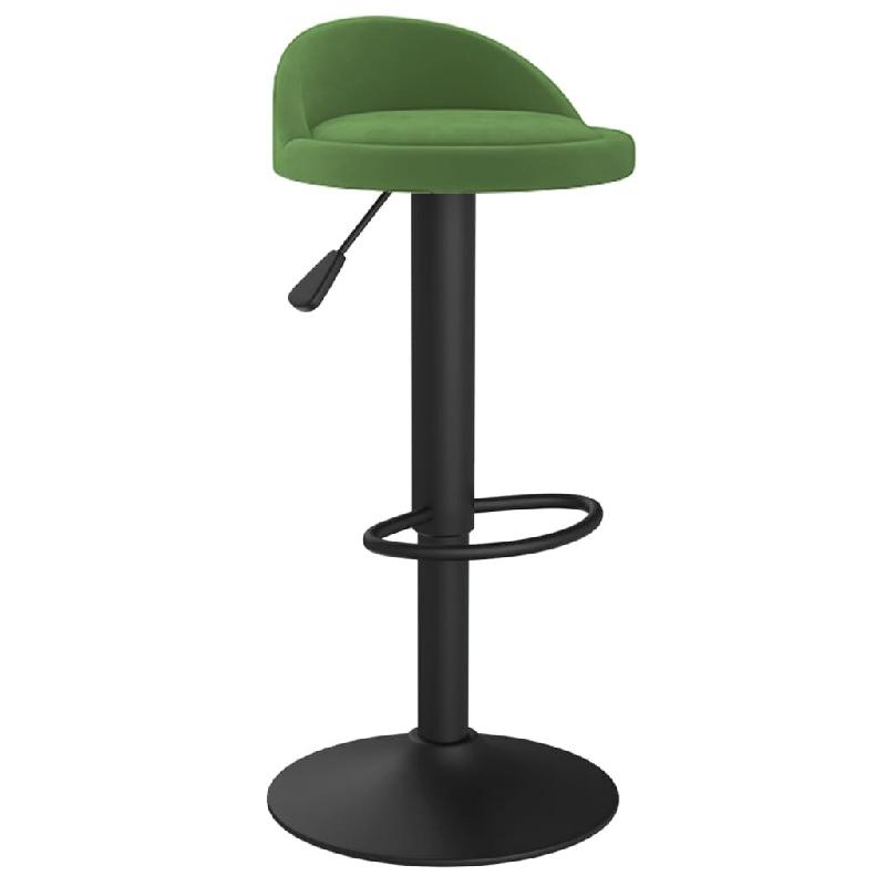 VidaXL Tabouret de bar Vert foncé Velours Modèle Nova Industriel Plus - 333593_0