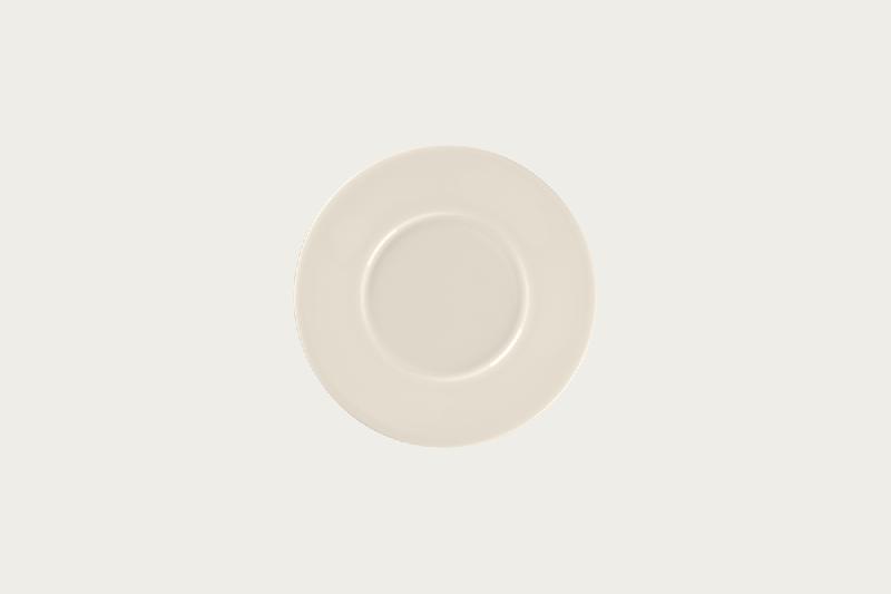 SOUS TASSE À BOUILLON ROND IVOIRE PORCELAINE Ø 17,8 CM FEDRA RAK