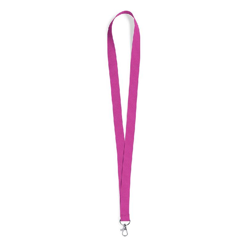 25x Lanière fuchsia avec crochet métallique pivotant - 8412536807350_0