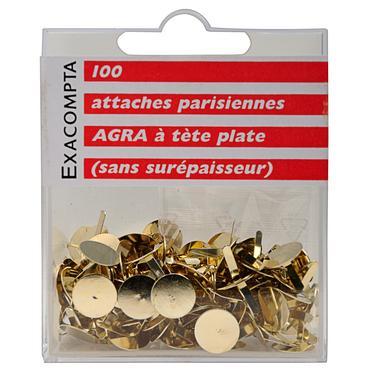 Sign - 100 Attaches parisiennes laitonnées - 50 mm Pas Cher | Bureau Vallée Sign - 100 Attaches parisiennes laitonnées - 50 mm Pas Cher | Bureau Vallée