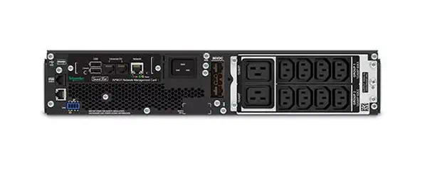 APC Smart-UPS en ligne SRT3000RMXLI-NC - 3000 VA, 8x C13 & 2x C19, montage en rack, NMC_0
