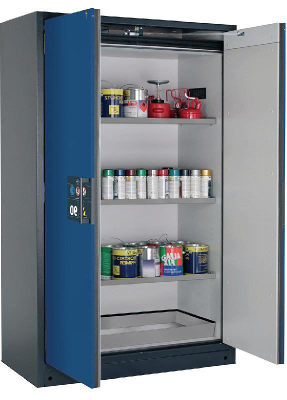 ARMOIRE SÉCURITÉ Q-PEGASUS-90 Q90.195.120.WDAC GRIS/BLEU - MANUTAN COLLECTIVITÉS