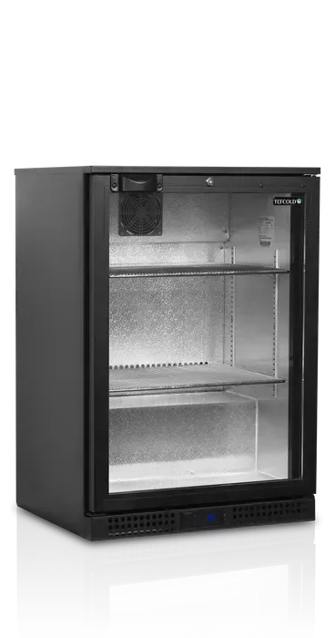 Arrière de bar réfrigéré professionnel porte vitrée 125 l +2/+10 °c... - PBA16H_0
