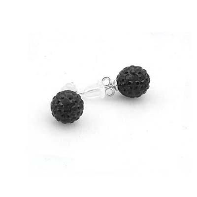 BOUCLES D'OREILLES PIC FITMANIA NOIR 8MM