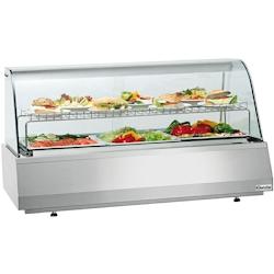Bartscher Vitrine réfrigérée 3 x GN 1/1, verre bombé, 460 W - 230 V MONO - 405057_0