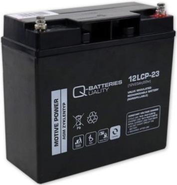 Batterie agm 12LCP-23 q-batteries 12v 23ah_0