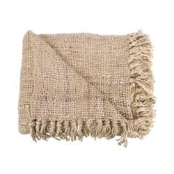 Bazar Bizar - S'il Vous Plaid - Beige - beige textile INIE002Be_0