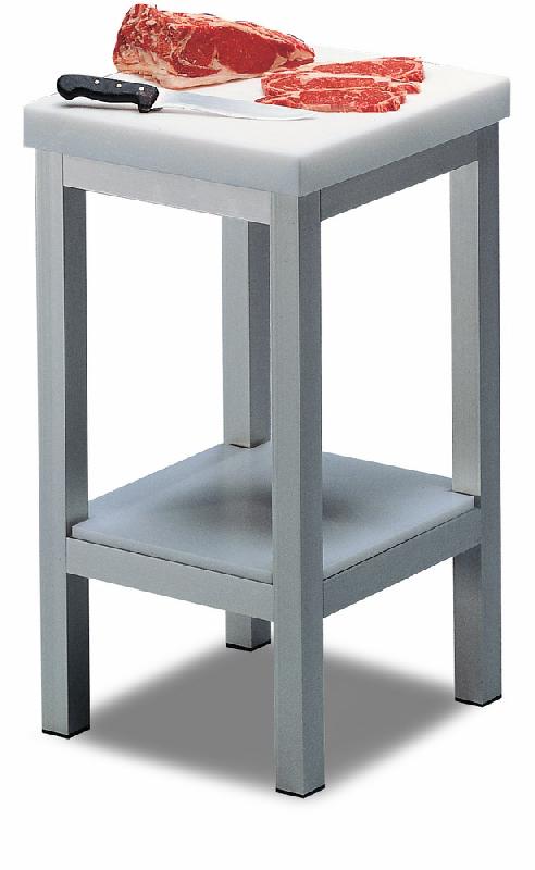 Billot avec plan en polyéthylène - 500x500 mm - Épaisseur 50 mm - Référence FCZ0006/F - Virtus_0