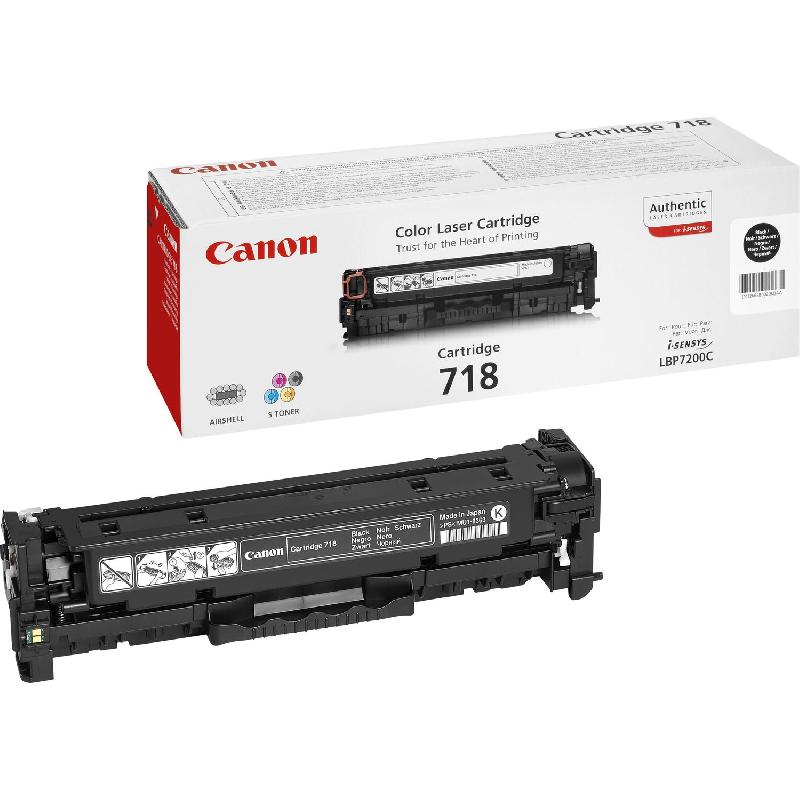 Canon CRG-718 Bk Original Noir 1 pièce(s)_0