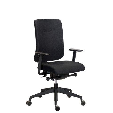 CHAISE DE BUREAU SITIZEN TISSU AVEC ACCOUDOIRS 3D NOIR