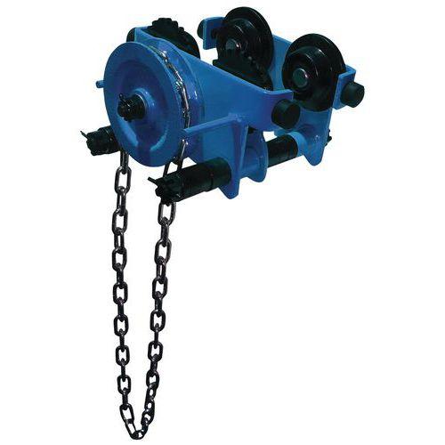 CHARIOT PORTE-PALAN CDE CHAINE F=3T FER=100-203MM - EXO INTERNATIONAL