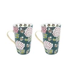 Coffret de 2 mugs Cottage 50 cl -  Vert Rond Grès Table Passion - vert Grès 3106232386145_0