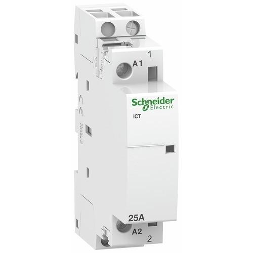 CONTACTEUR MODULAIRE BIPOLAIRE - 25A 2NO - 230-240VCA - ACTI9 ICT SCHNEIDER