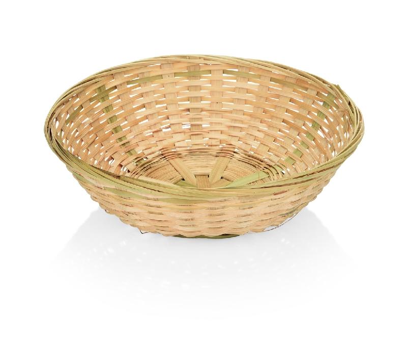 CORBEILLE À PAIN EN BAMBOU, RONDE 20X6 CM