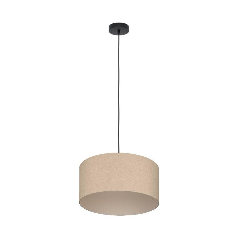 EGLO SUSPENSION FENIGLIA AVEC ABAT-JOUR EN LIN NATUREL