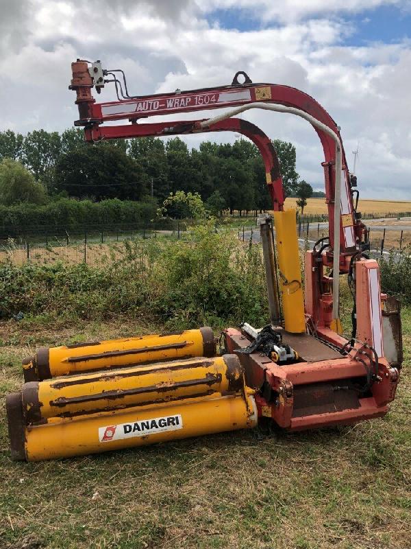 Enrubanneuse agricole Tellefsdal auto-wrap 1504 - Occasion - Modèle 1995 avec satellite_0