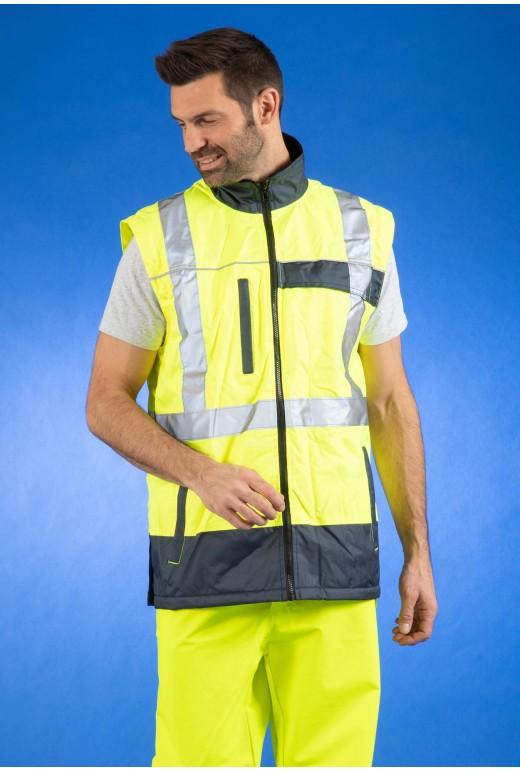 Ensembles parka et gilet pluie et froid 300D Sononyl Haute Visibilité - RPGFRHVSYJNMN-DM02_0