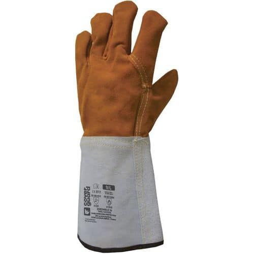GANTS DE PROTECTION THERMIQUE EUROWELD 250 TIG CROUTE BOVIN 15 CM - 11 - COVERGUARD